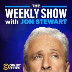 The logo for The Weekly Show with Jon Stewart