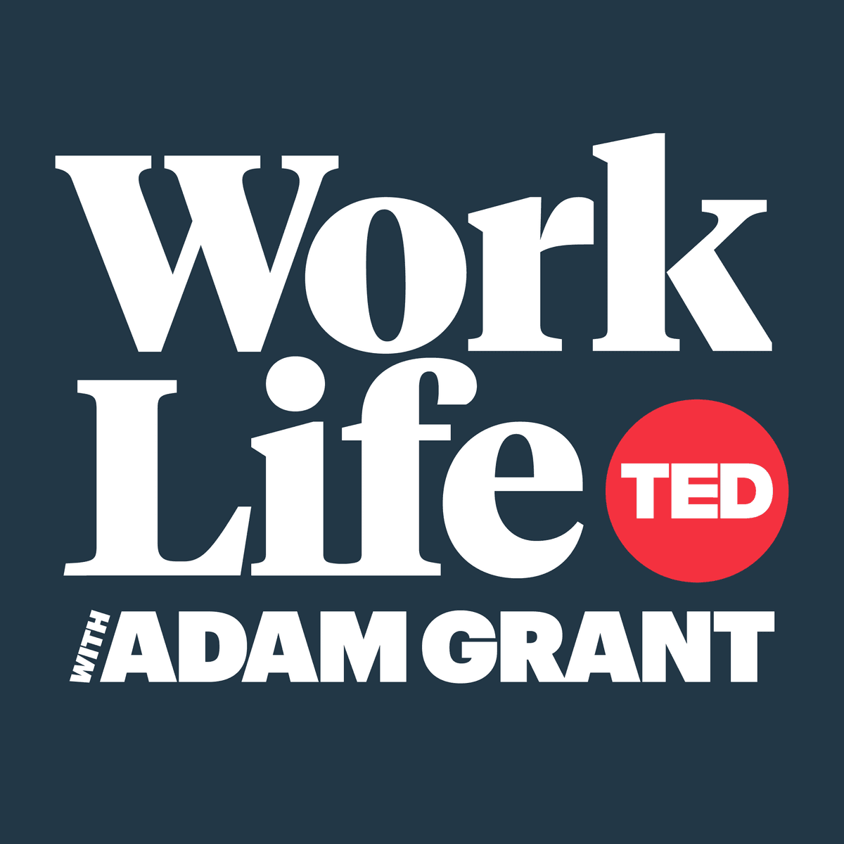 The logo for WorkLife with Adam Grant